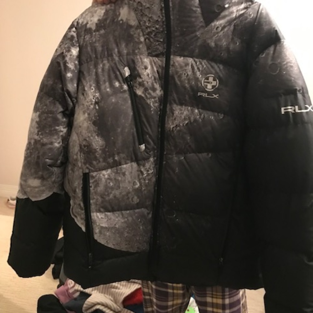 Ralph Lauren RLX Mens Puffer Polo Down Ski jkt